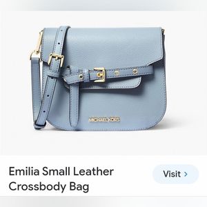 NWT Michael Kors Emilia Small Leather Crossbody Bag ❤️